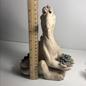 Vintage World of Krystonia lg. Stoope w/crystal and small dragon too